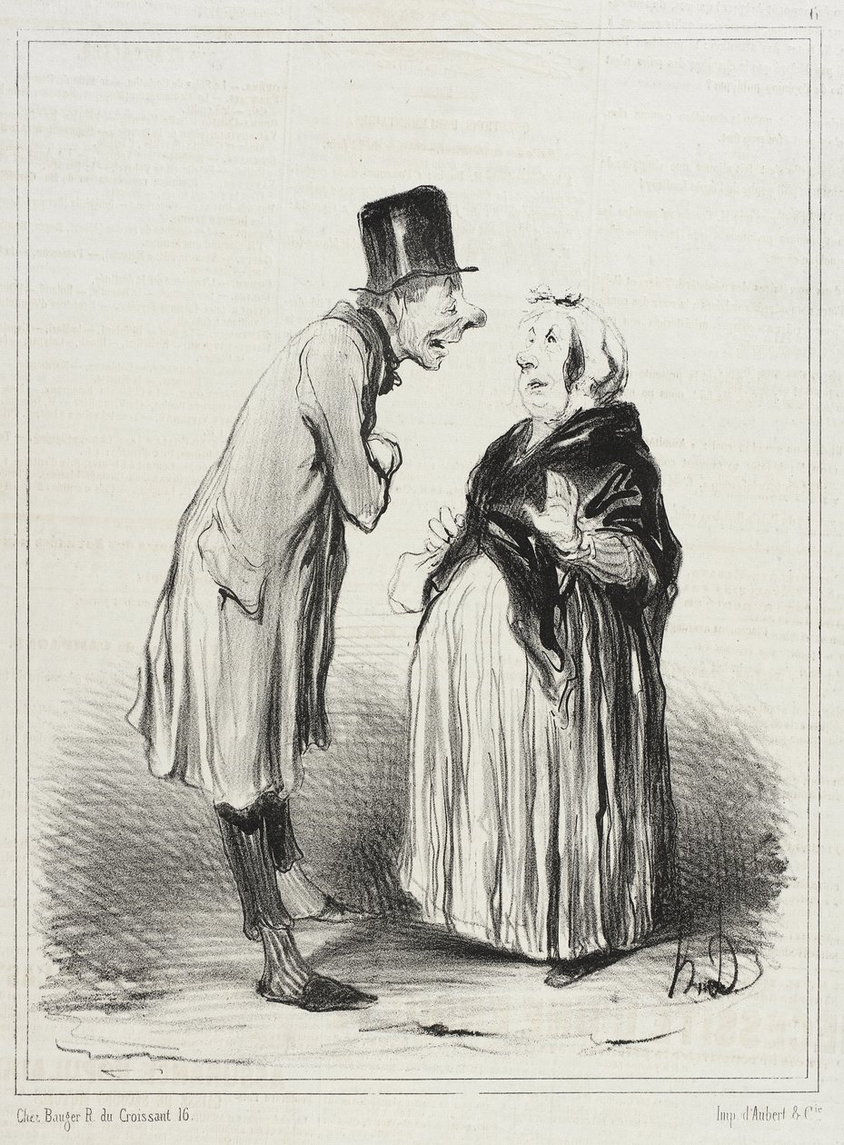 Ma certo! È proprio come vi ho detto, la piccola... da Honoré Daumier