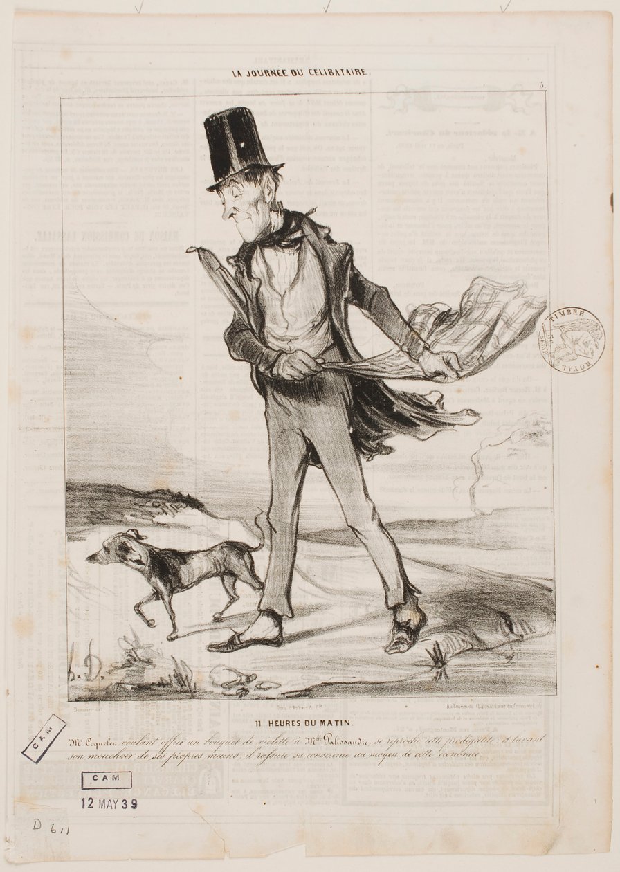 Le undici del mattino da Honoré Daumier