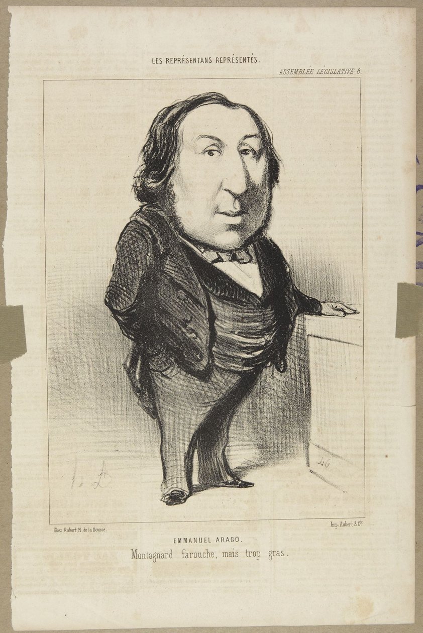 Emmanuel Arago da Honoré Daumier