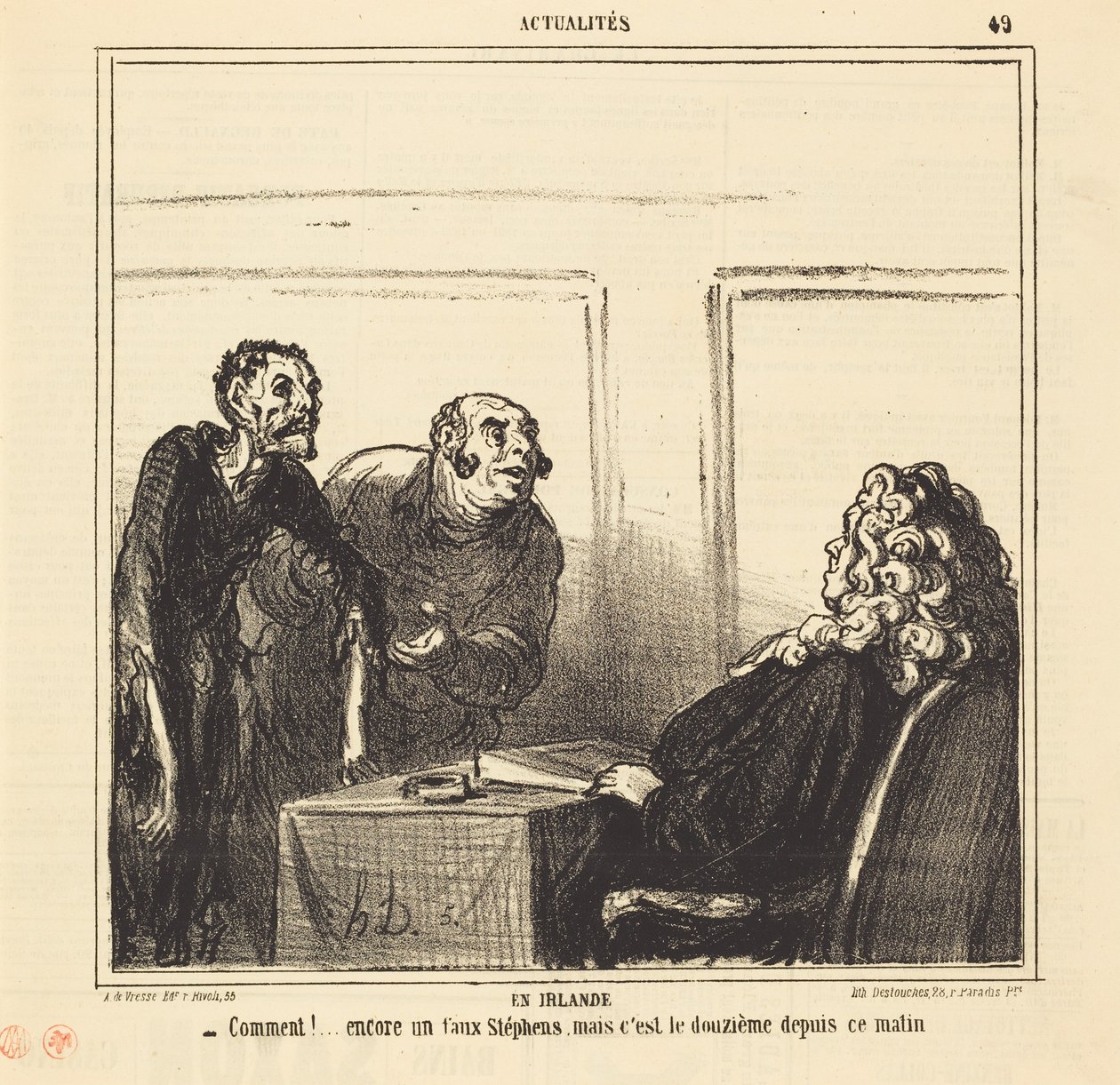 In Irlanda da Honoré Daumier