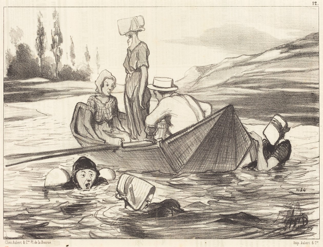 In mare aperto da Honoré Daumier