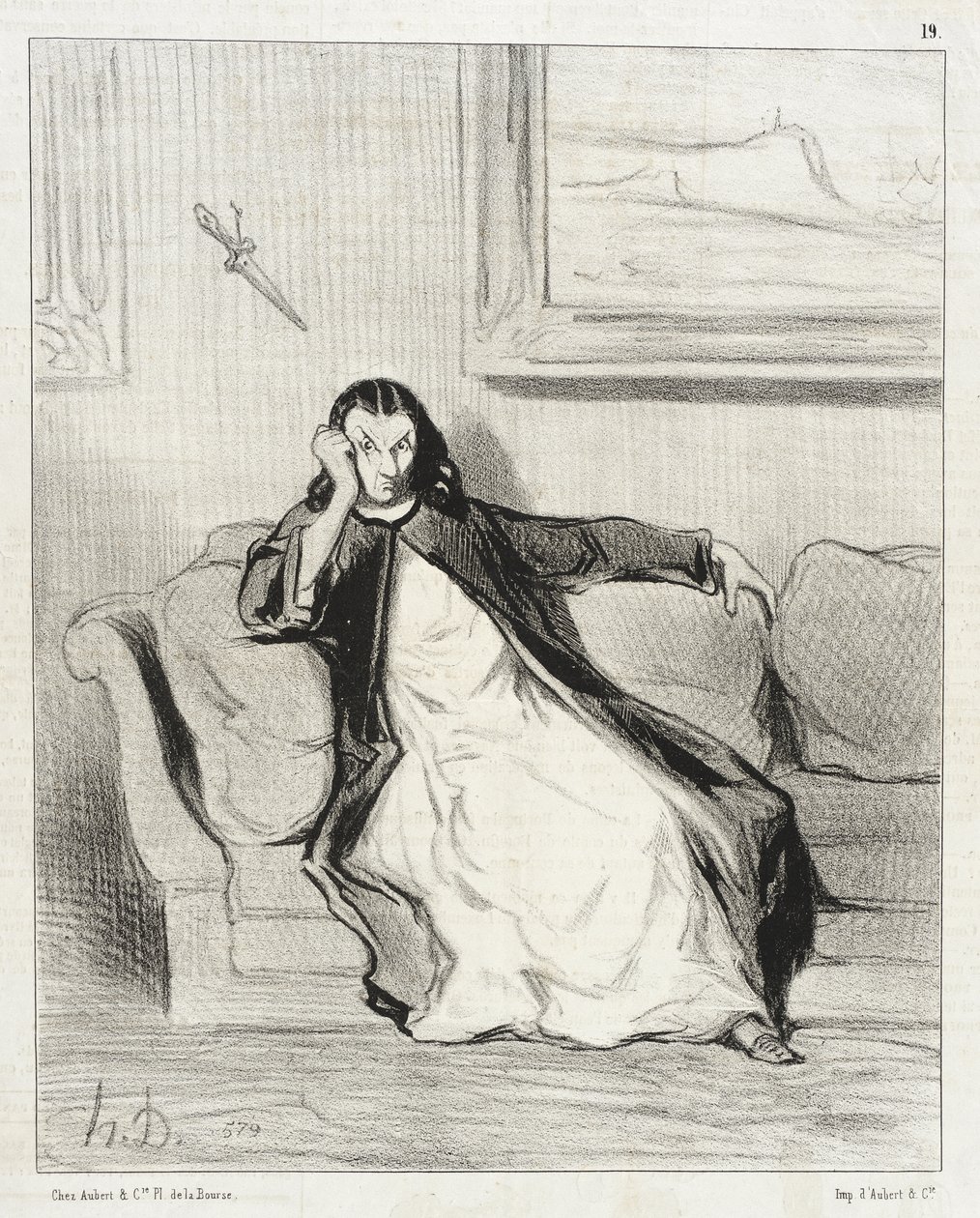 Inferno e dannazione!... Fischiata... Fischiata!!... Fischiata! da Honoré Daumier