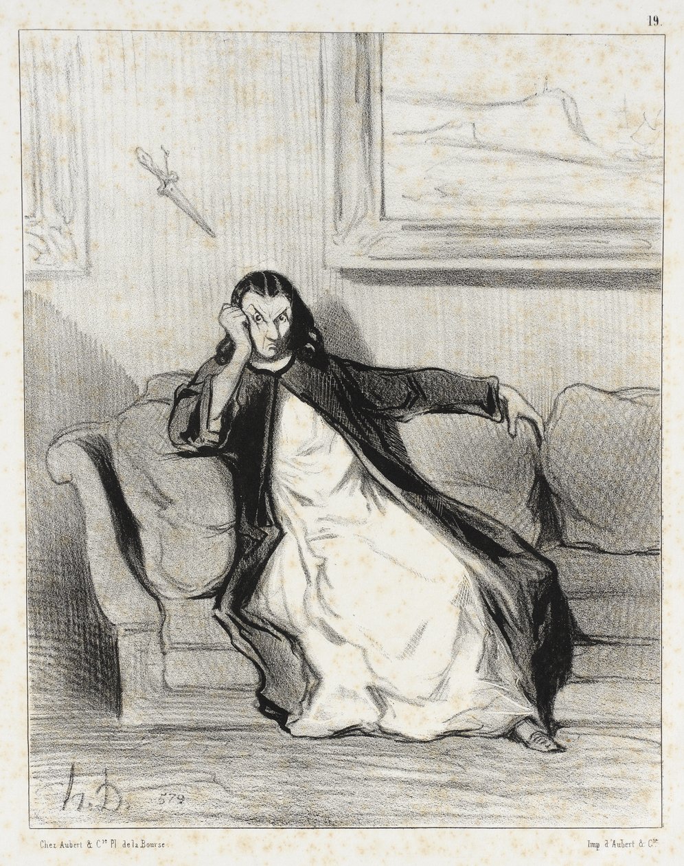 Al diavolo!... Fischiata!... da Honoré Daumier