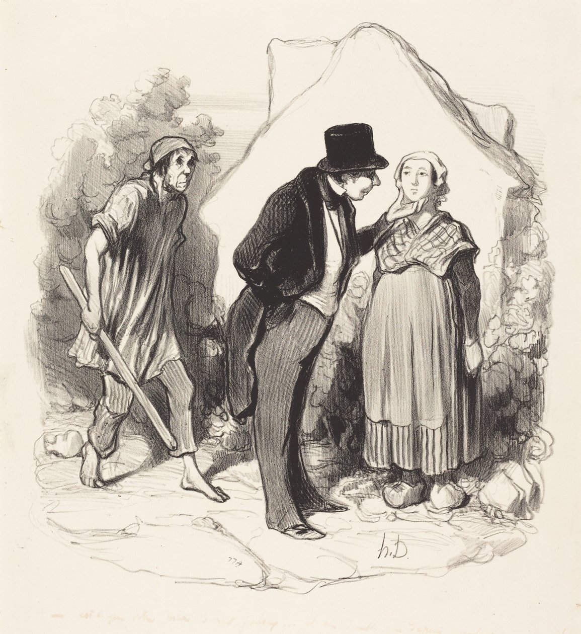 Sarebbe geloso tuo marito... da Honoré Daumier