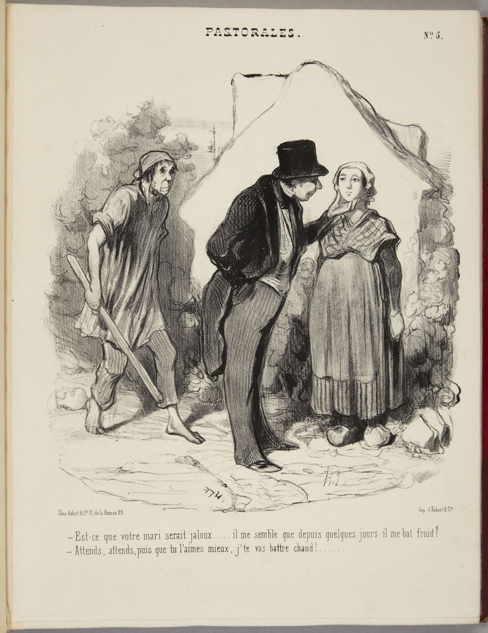 Vostro marito sarebbe geloso... da Honoré Daumier