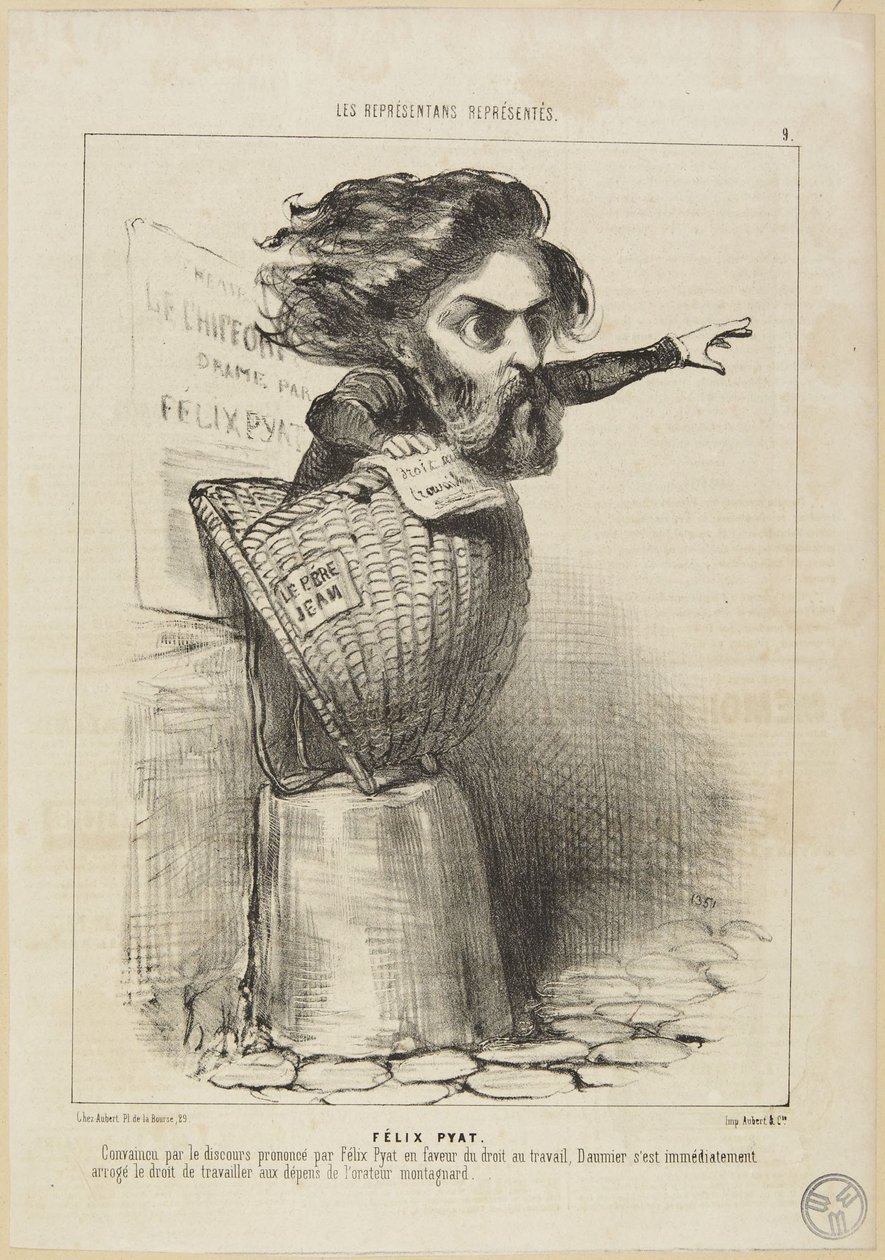 Felix Pyat da Honoré Daumier