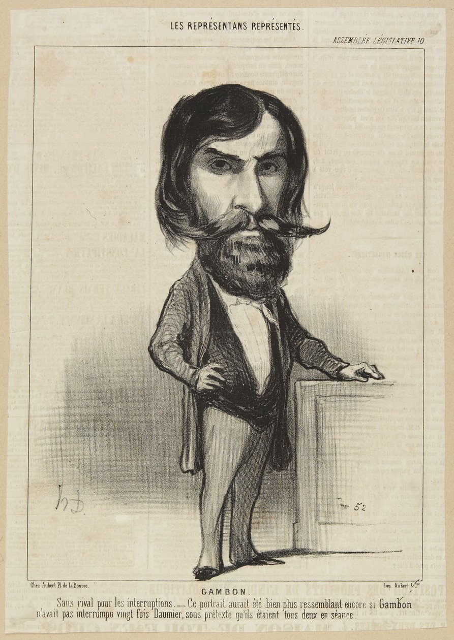 Gambon da Honoré Daumier