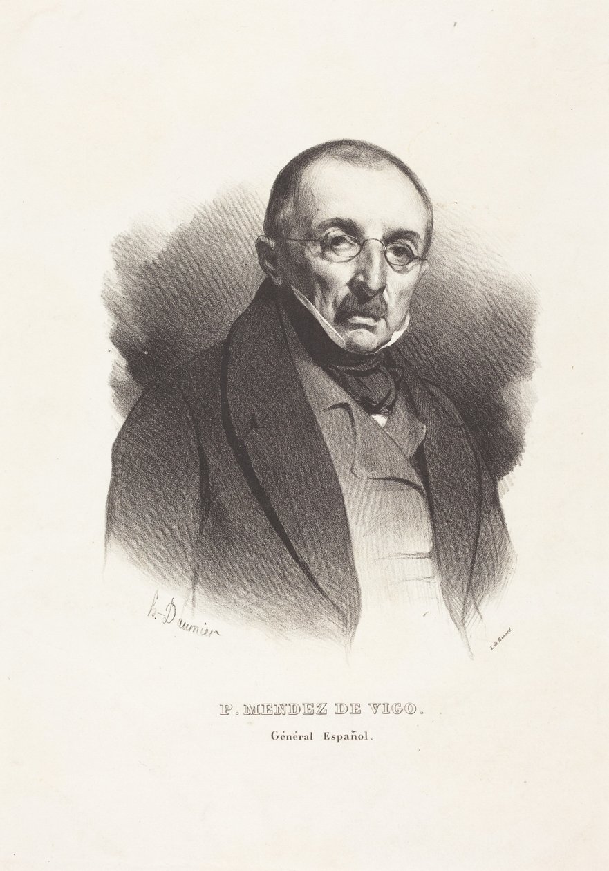 Generale P. Mendez Vigo da Honoré Daumier
