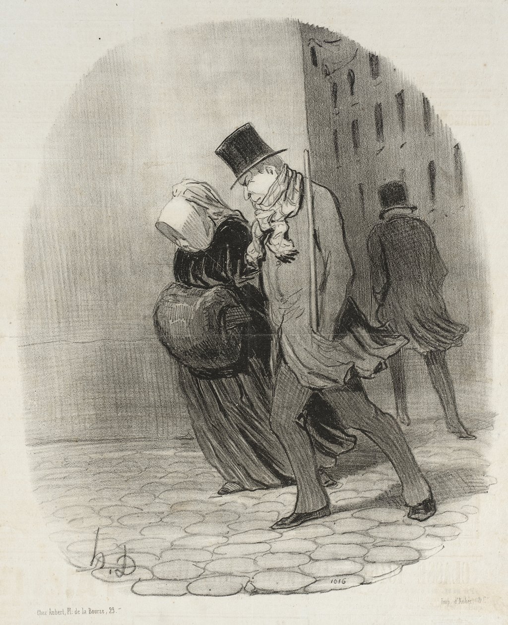 Otto gradi sotto zero da Honoré Daumier