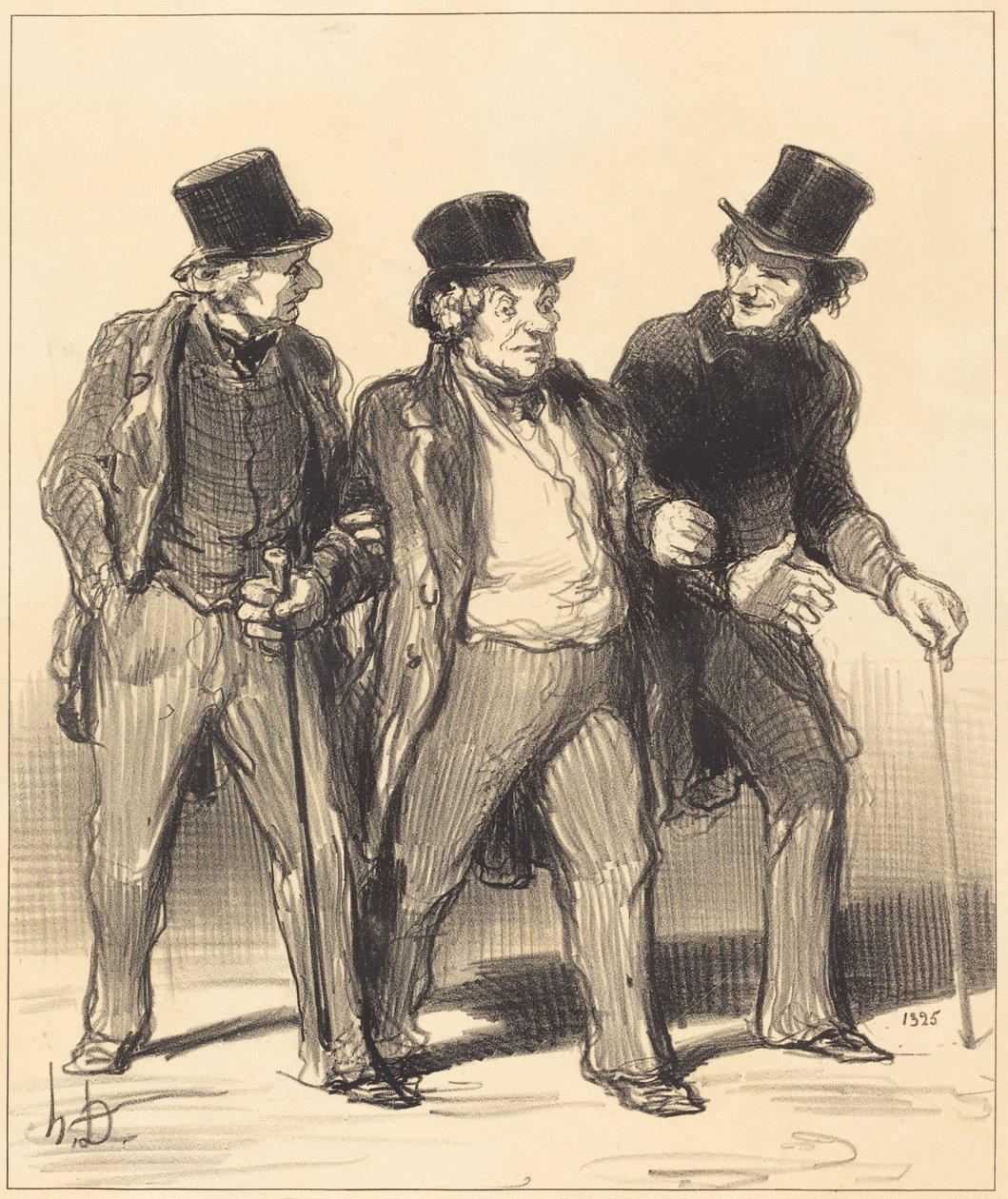 Mi sembra di vedere... un... cane... senza museruola!... da Honoré Daumier