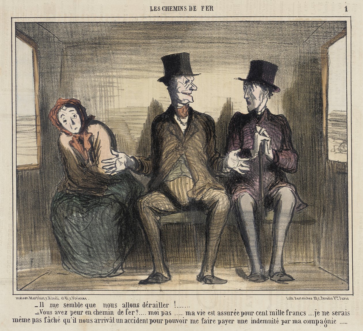 Mi sembra che stiamo per andare fuori strada... da Honoré Daumier