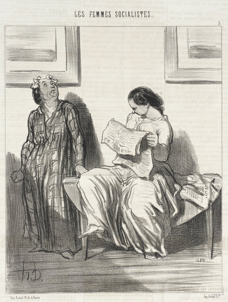 Sembra che i locali stiano per essere... chiusi... da Honoré Daumier