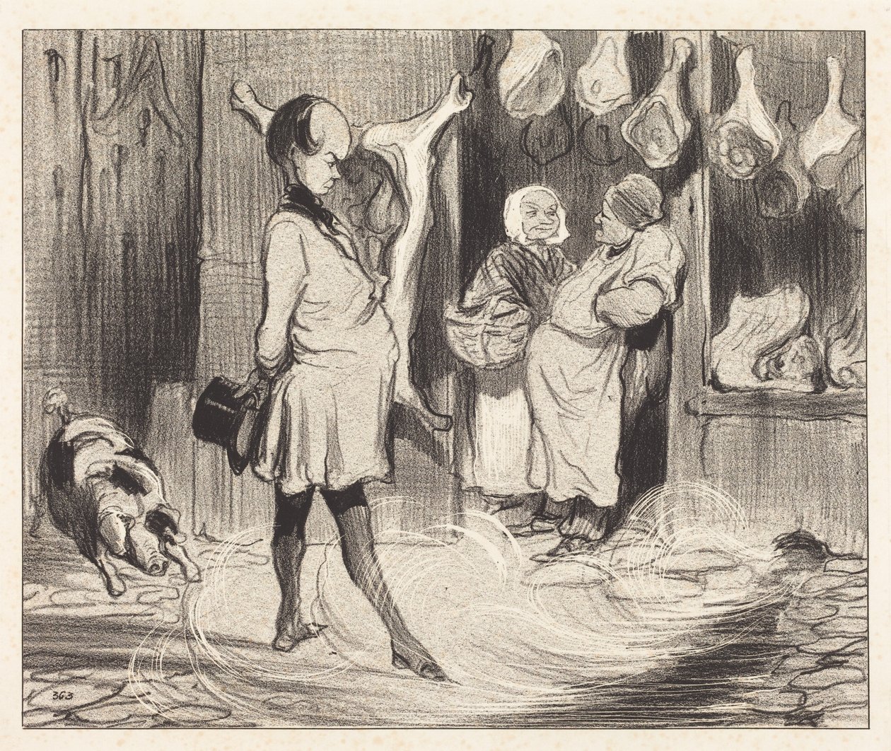 Impressioni di viaggio di un grande poeta da Honoré Daumier