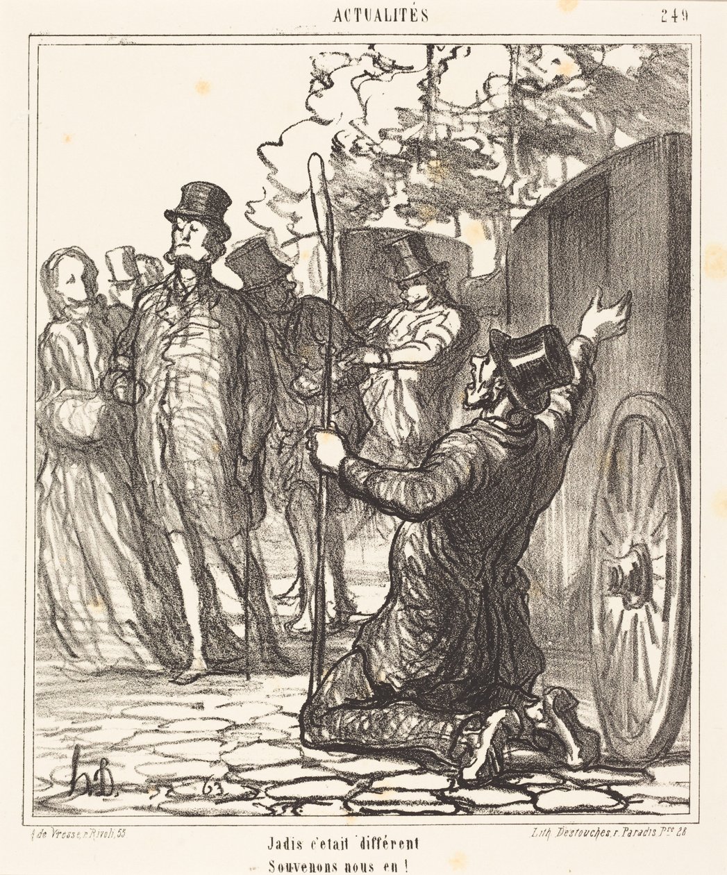 Un tempo era diverso da Honoré Daumier
