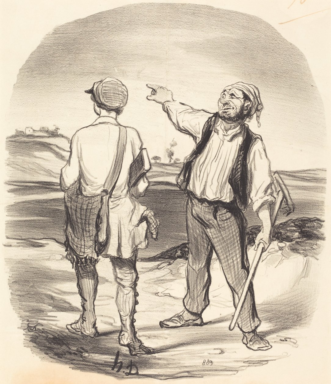 Ho visto una lepre... otto giorni fa! da Honoré Daumier