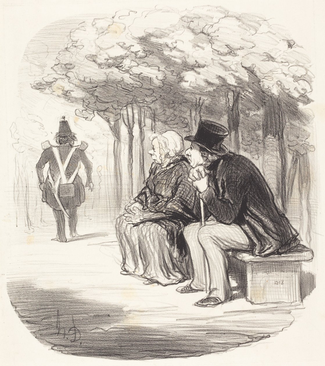 Non mi sorprende se le donne hanno... gusto... da Honoré Daumier