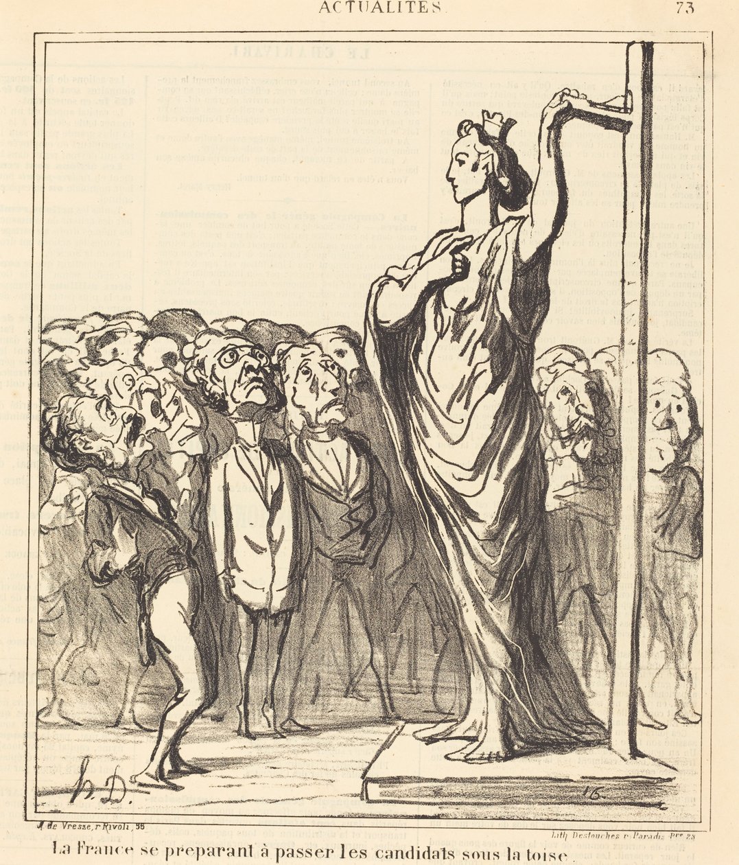 La Francia che si prepara a passare... da Honoré Daumier