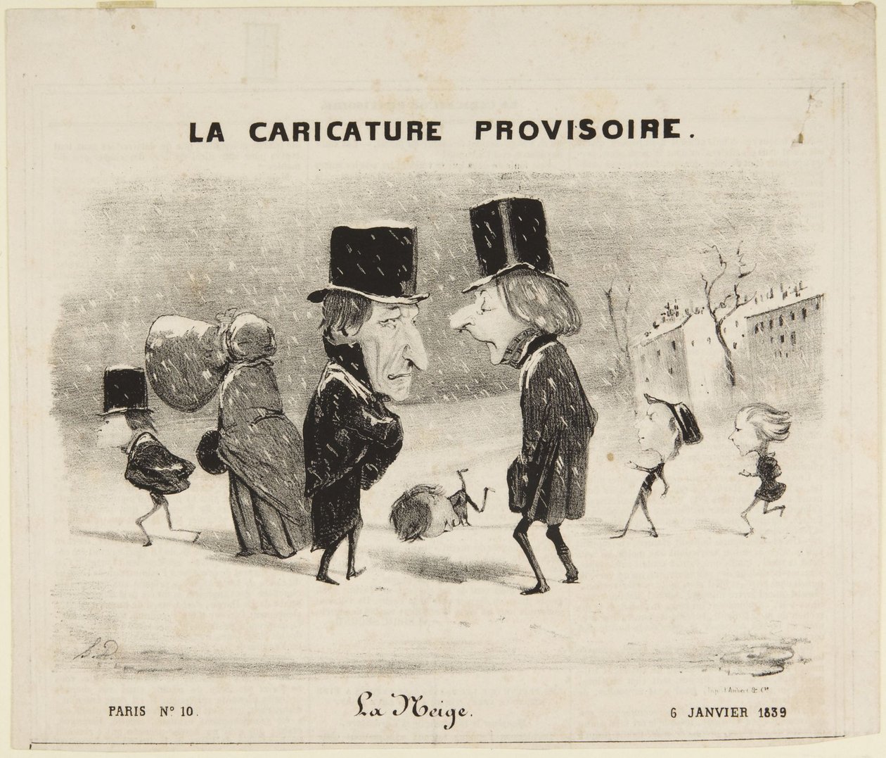 La neve da Honoré Daumier
