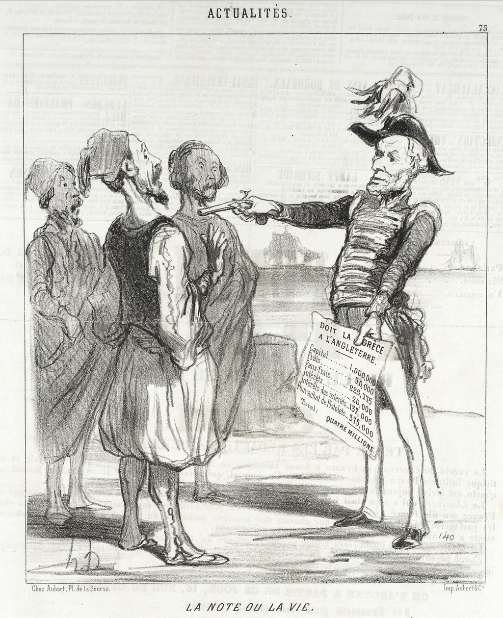 La nota o la vita da Honoré Daumier