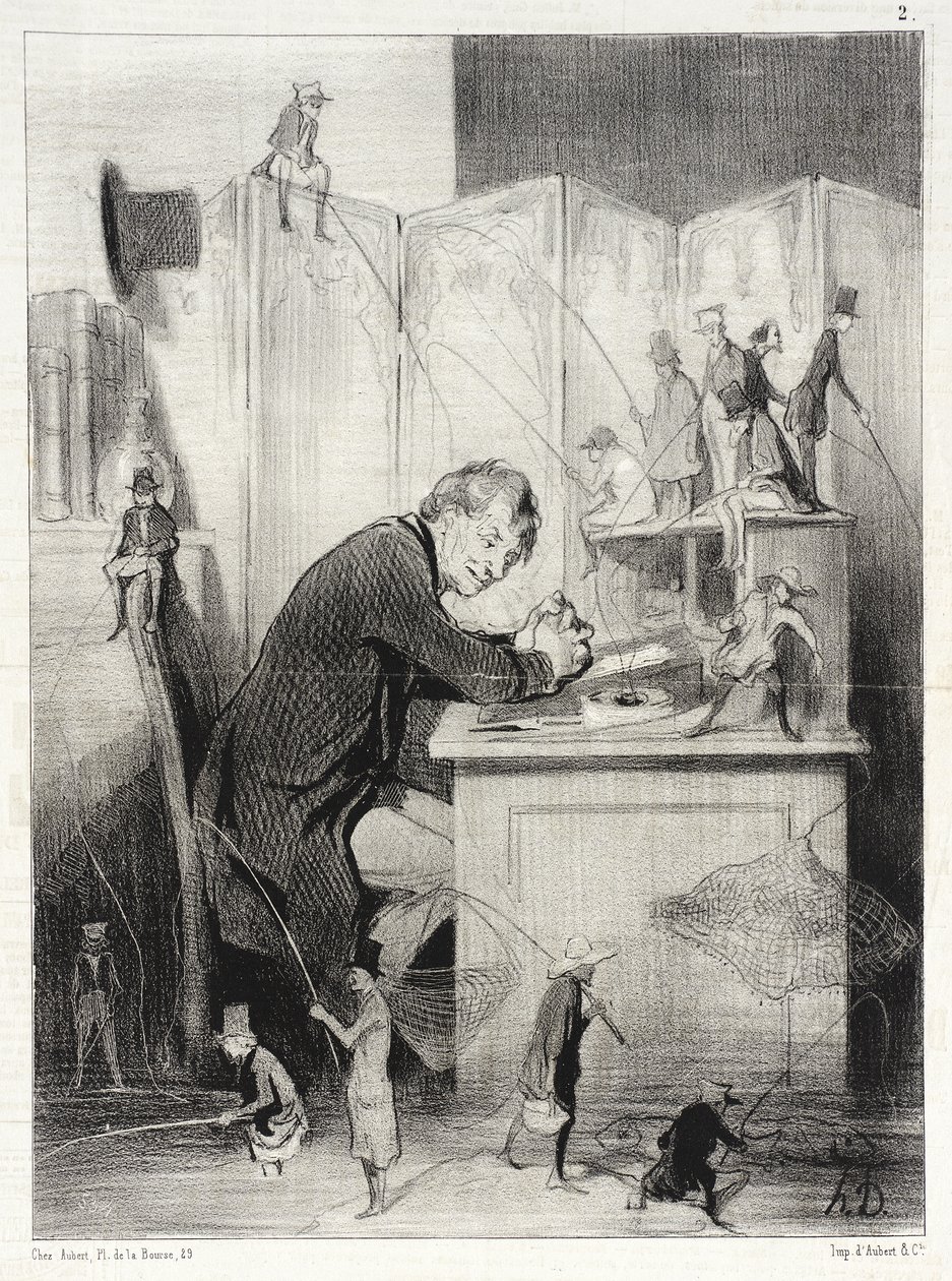 La pesca da Honoré Daumier