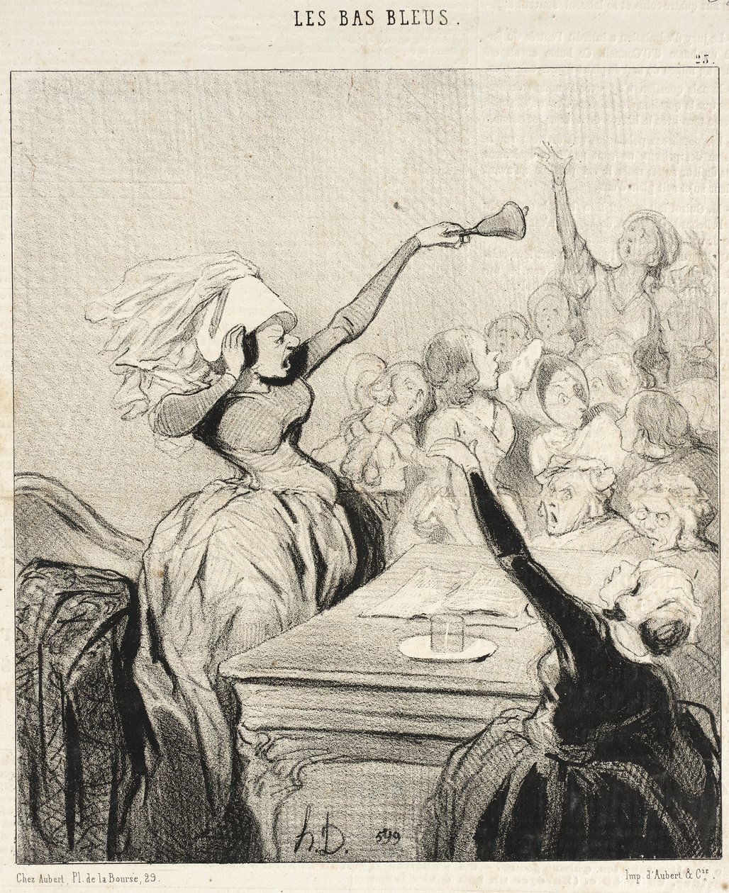 La presidente che grida a squarciagola: «Signore!...» da Honoré Daumier