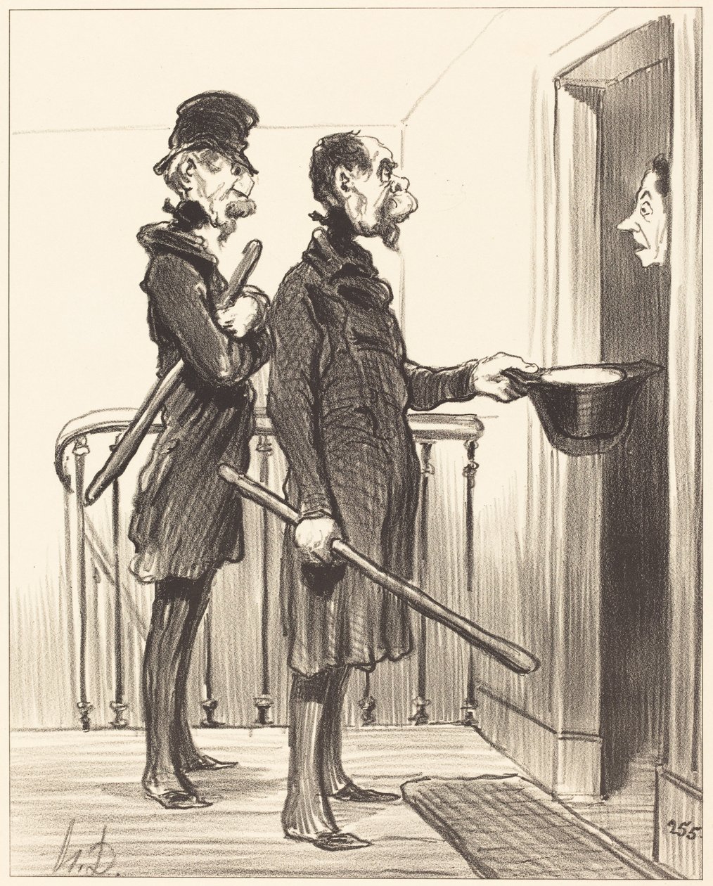 La sottoscrizione napoleonica da Honoré Daumier