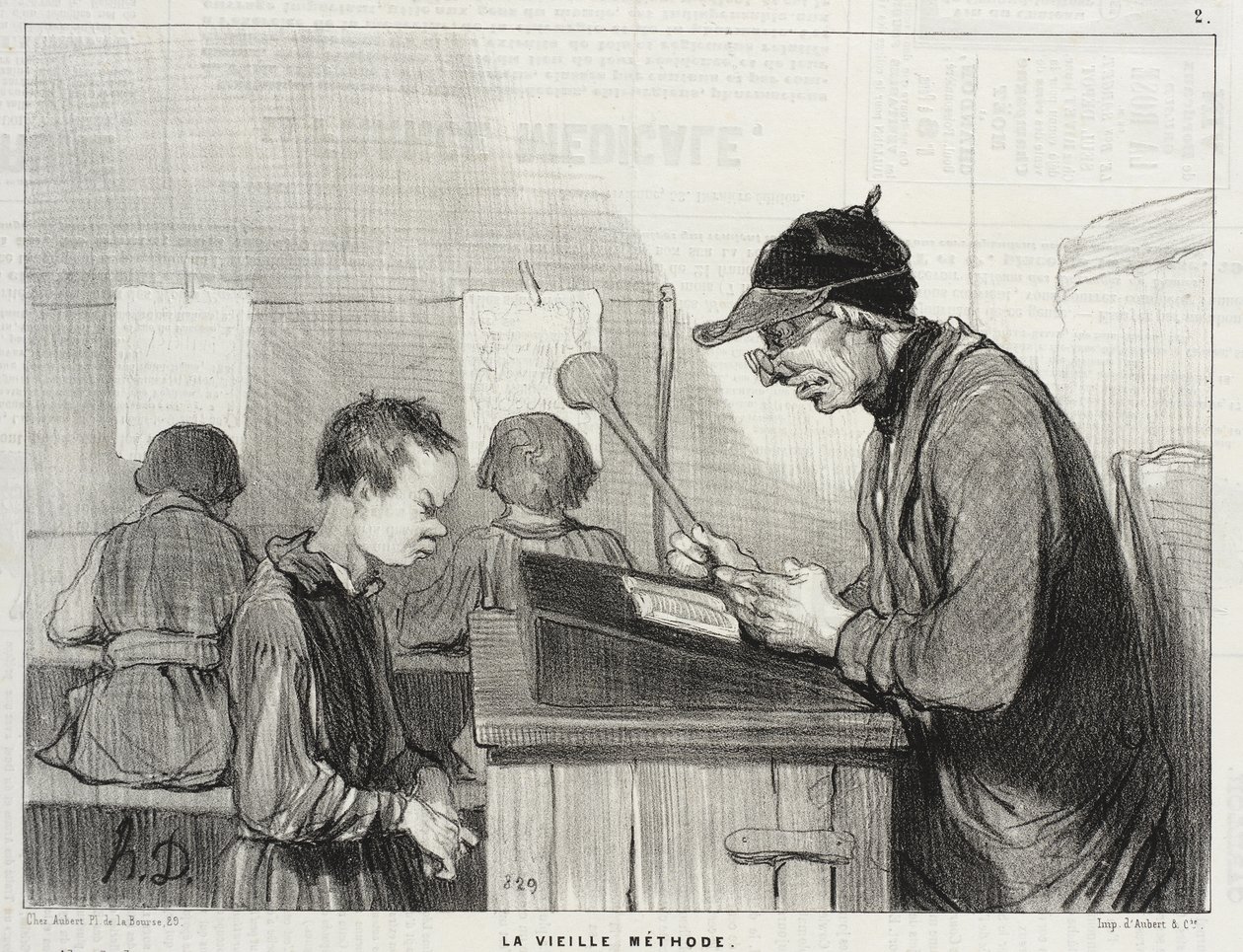 Il vecchio metodo da Honoré Daumier