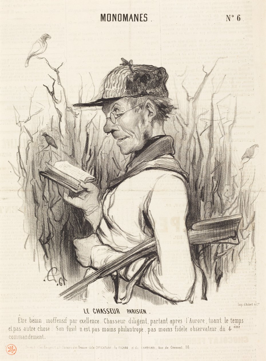 Il cacciatore parigino da Honoré Daumier