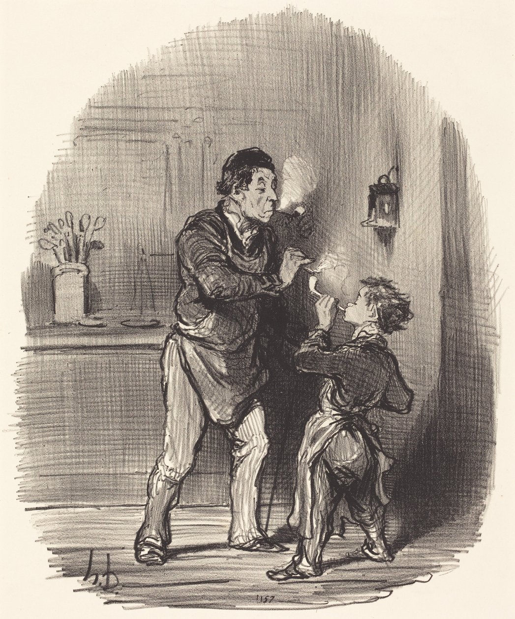 Il rigattiere filosofo da Honoré Daumier