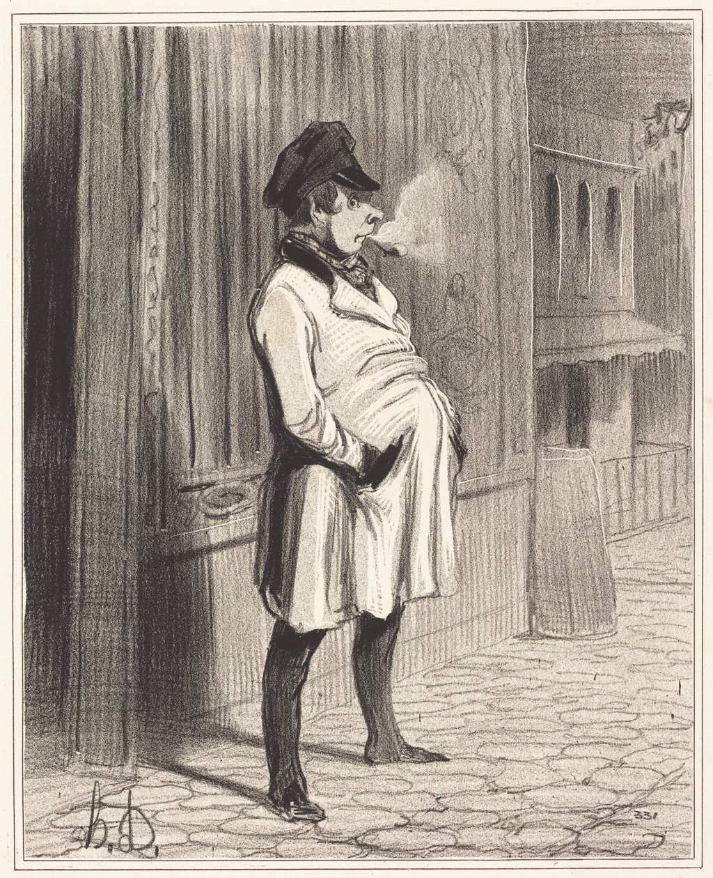 Il Claqueur da Honoré Daumier