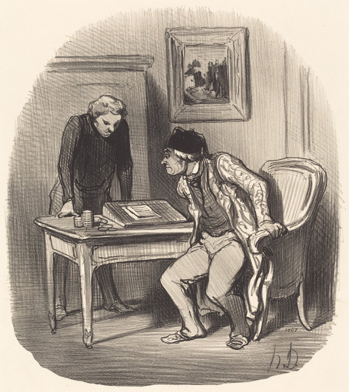 Il conto è esatto?... da Honoré Daumier