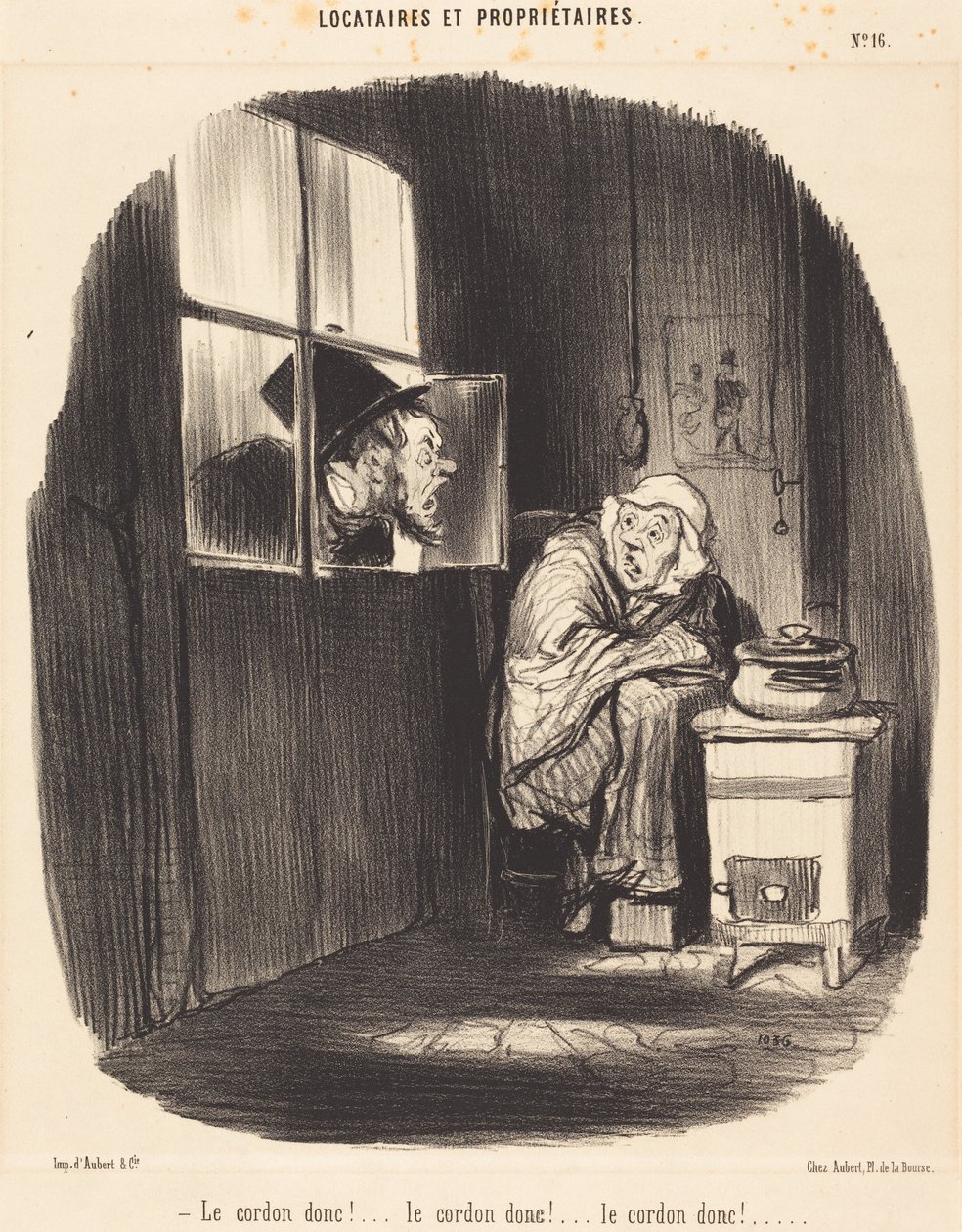 Il Cordon, quindi!... da Honoré Daumier