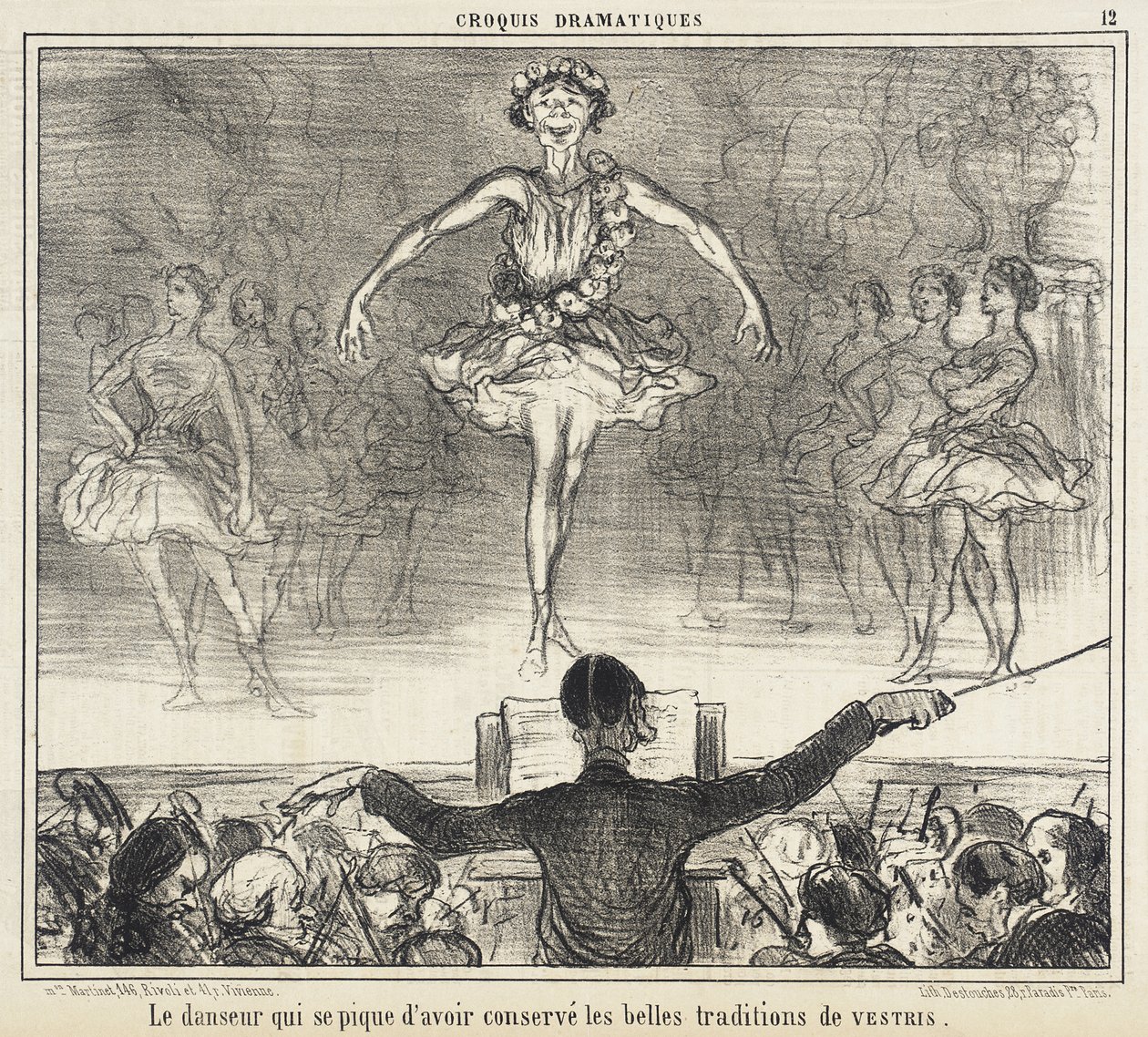 Il danzatore che si vanta di aver conservato... da Honoré Daumier