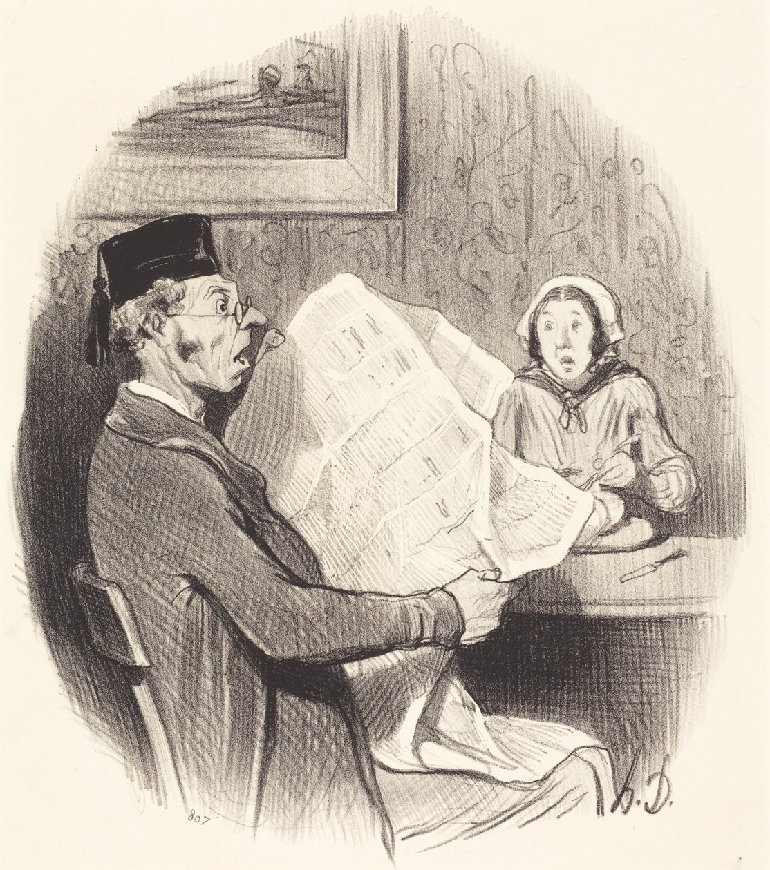 Il formato sempre più mostruoso da Honoré Daumier