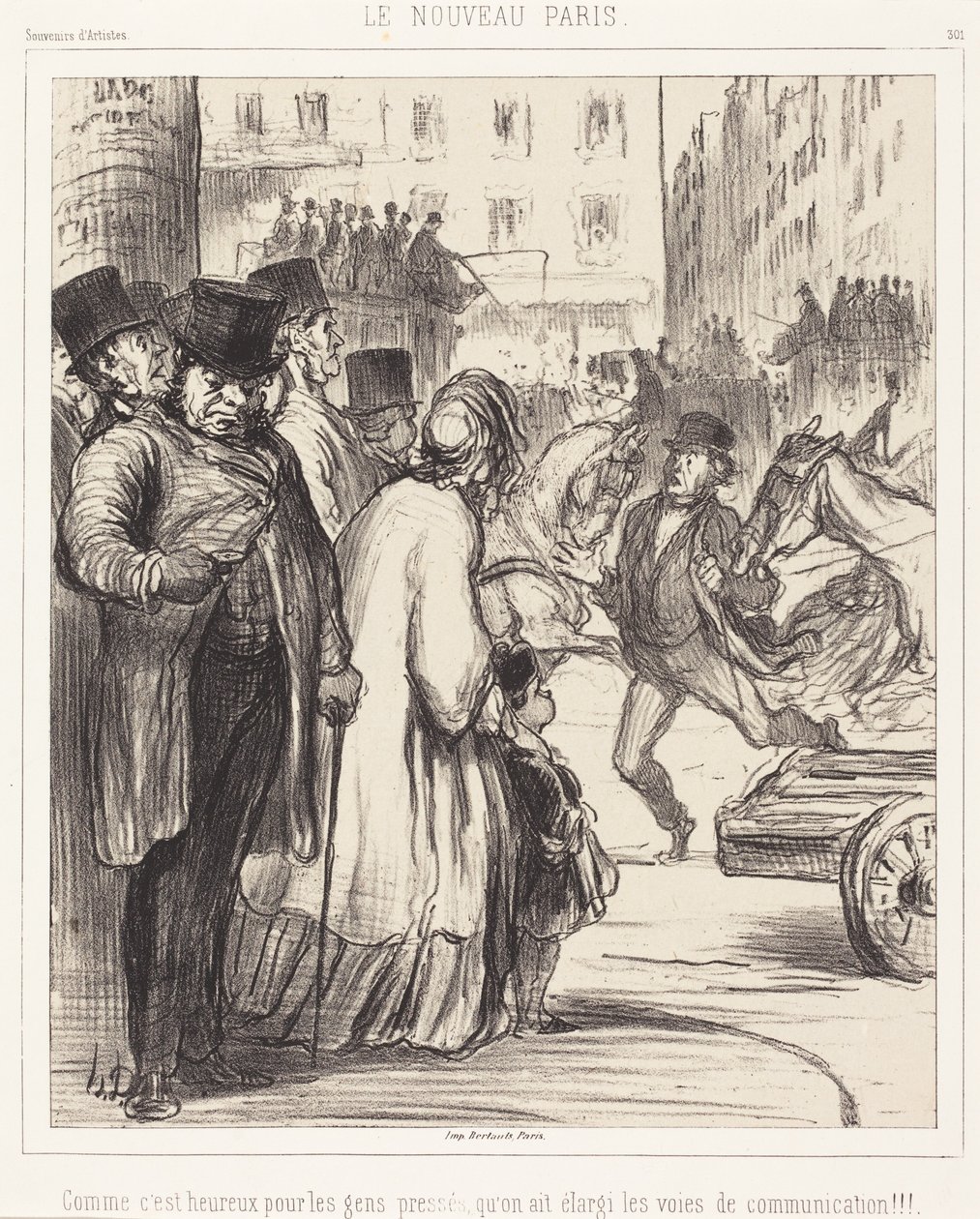 La nuova Parigi da Honoré Daumier