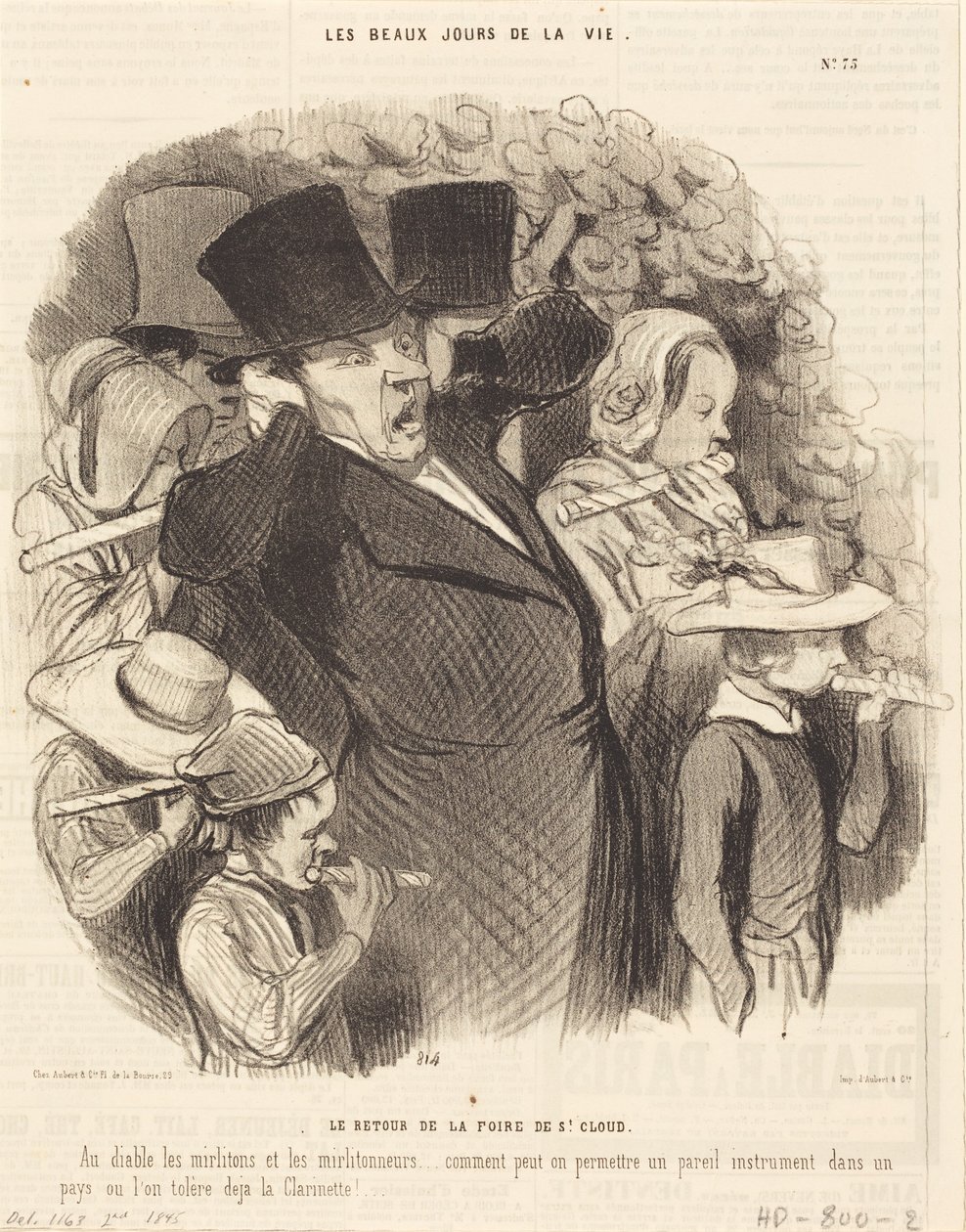 Il ritorno dalla fiera di Saint-Cloud da Honoré Daumier