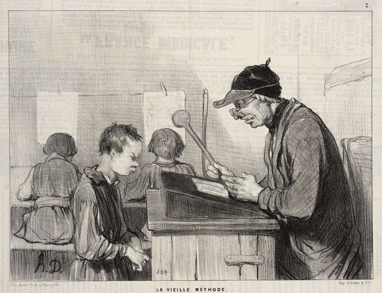 Il vecchio metodo da Honoré Daumier
