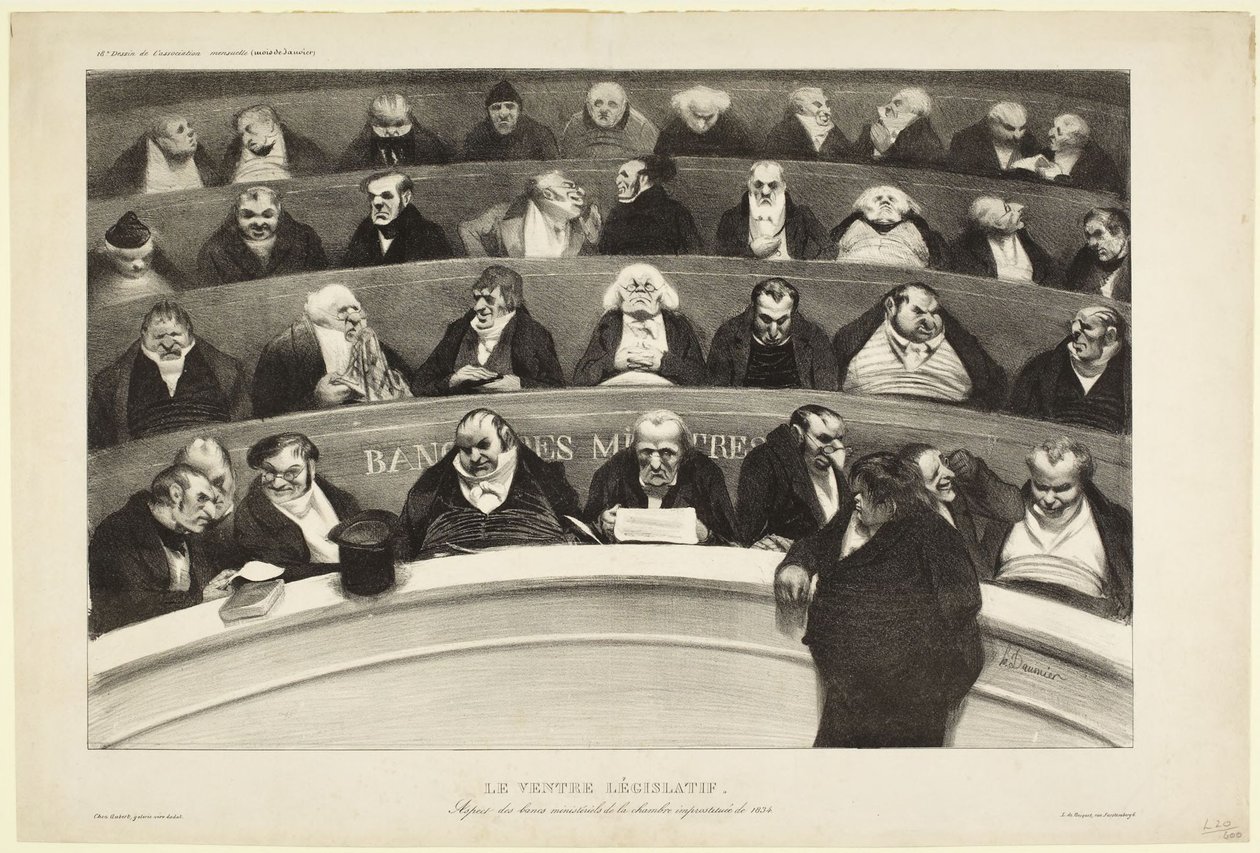 Il ventre legislativo, pubblicato in L