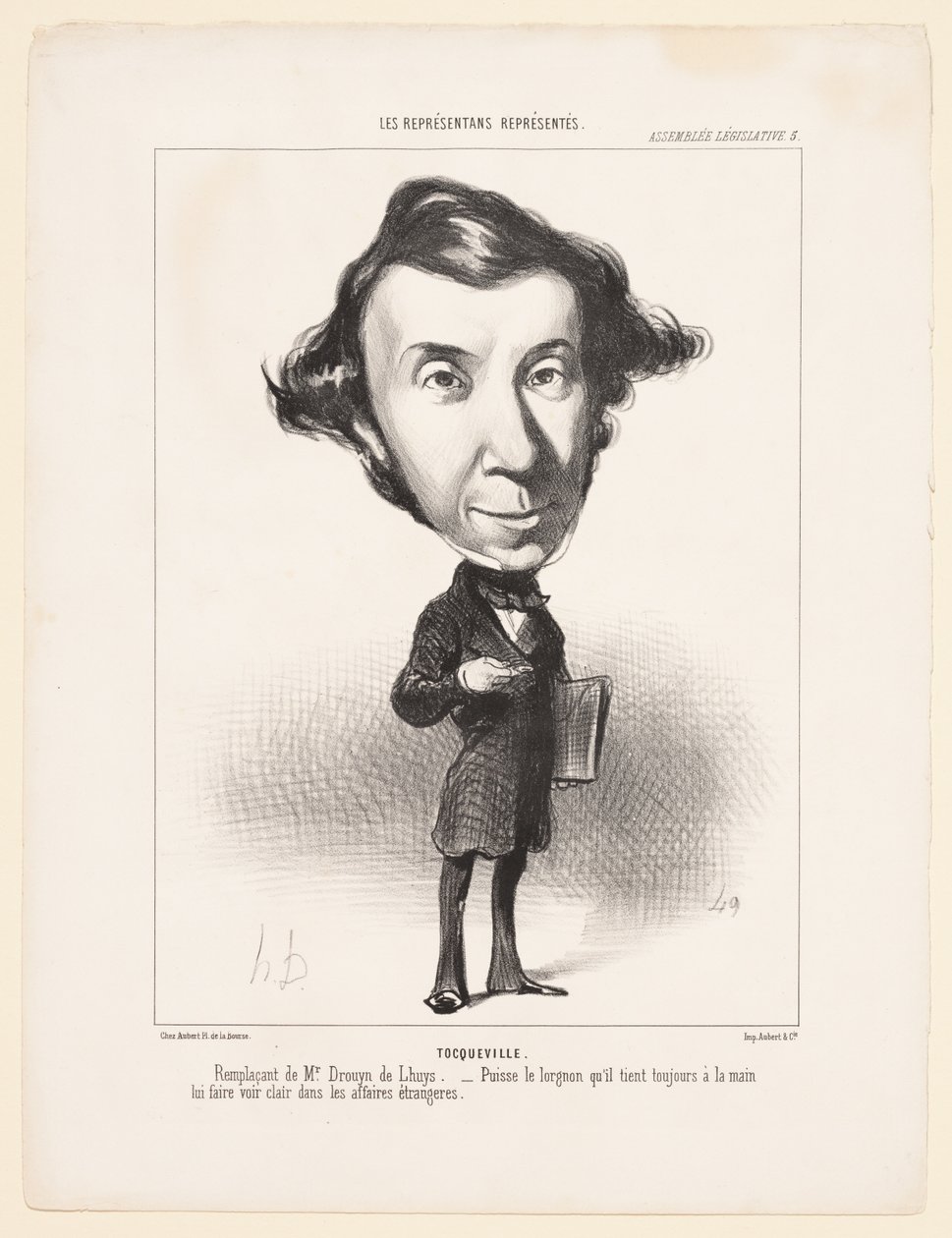 Assemblea legislativa: Tocqueville da Honoré Daumier