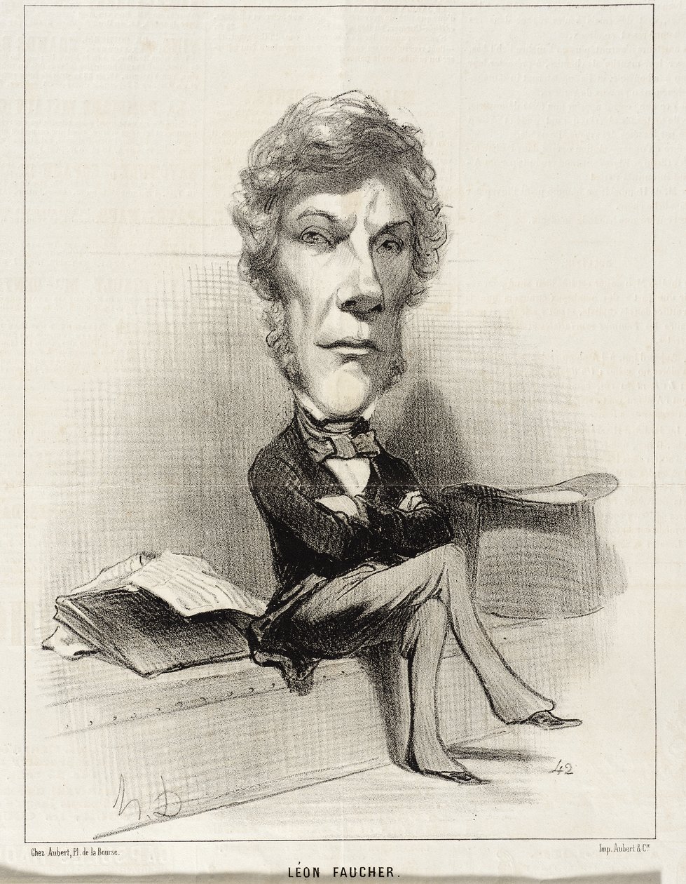 Léon Faucher da Honoré Daumier