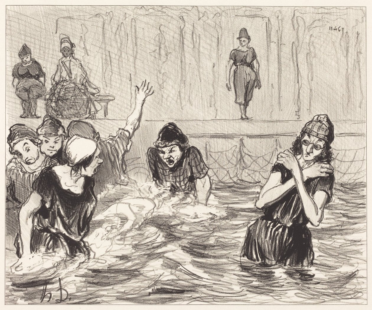 Le lavandaie da Honoré Daumier