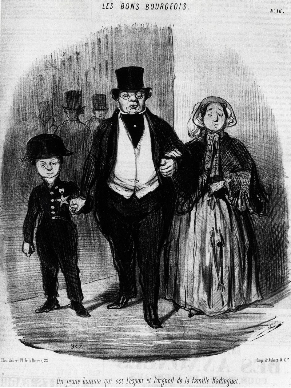Les Bons Bourgeois - di Daumier, in Charivari del 16/09/1846 da Honoré Daumier
