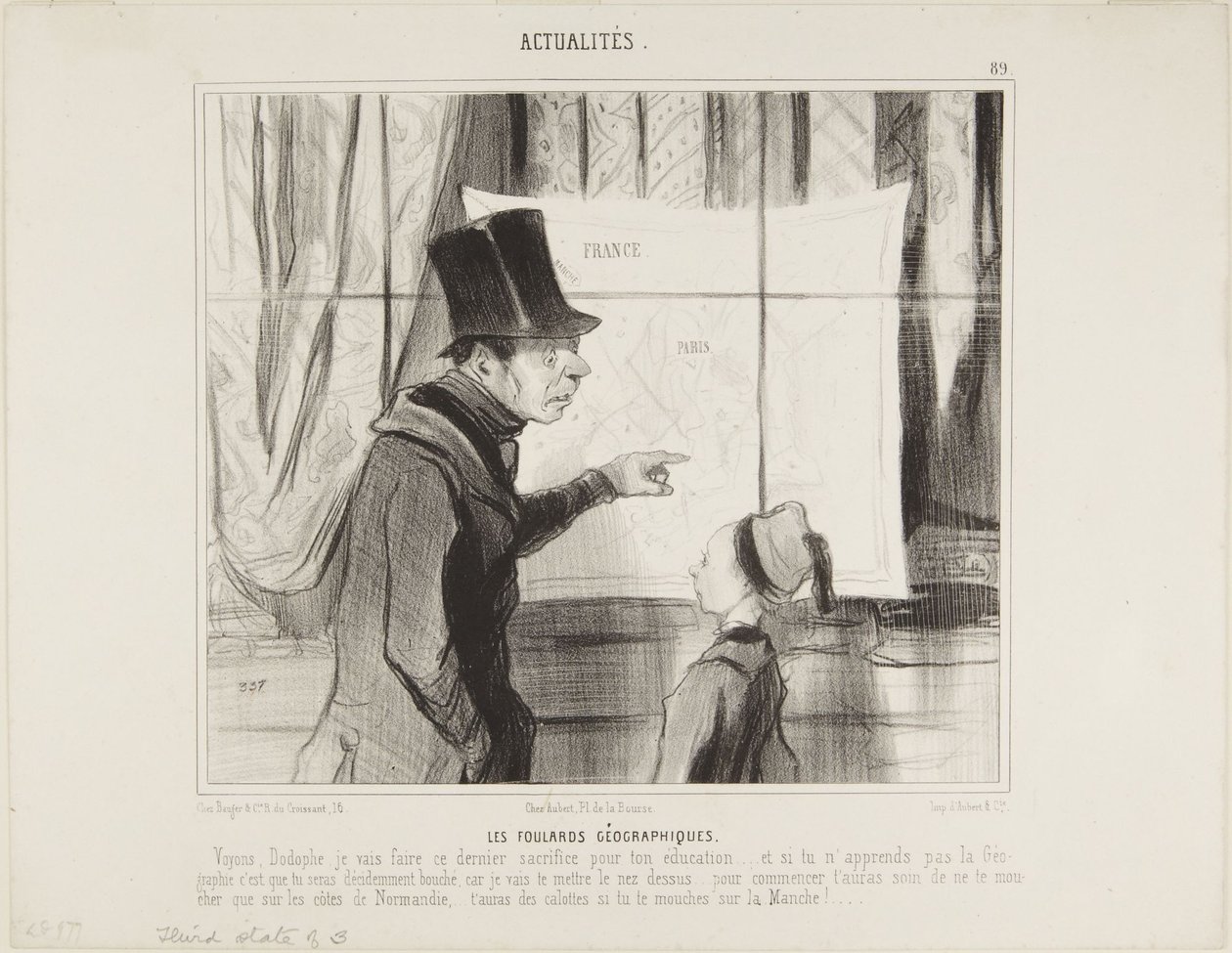 I foulard geografici da Honoré Daumier