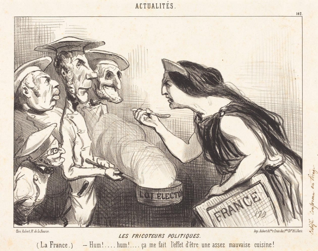 I "Fricoteurs" politici da Honoré Daumier