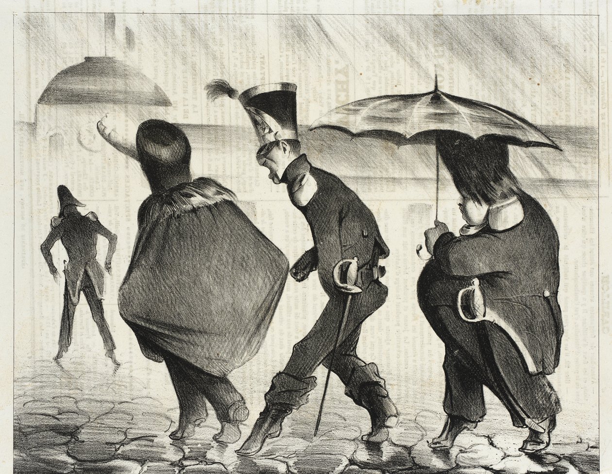 Gli intrepidi da Honoré Daumier