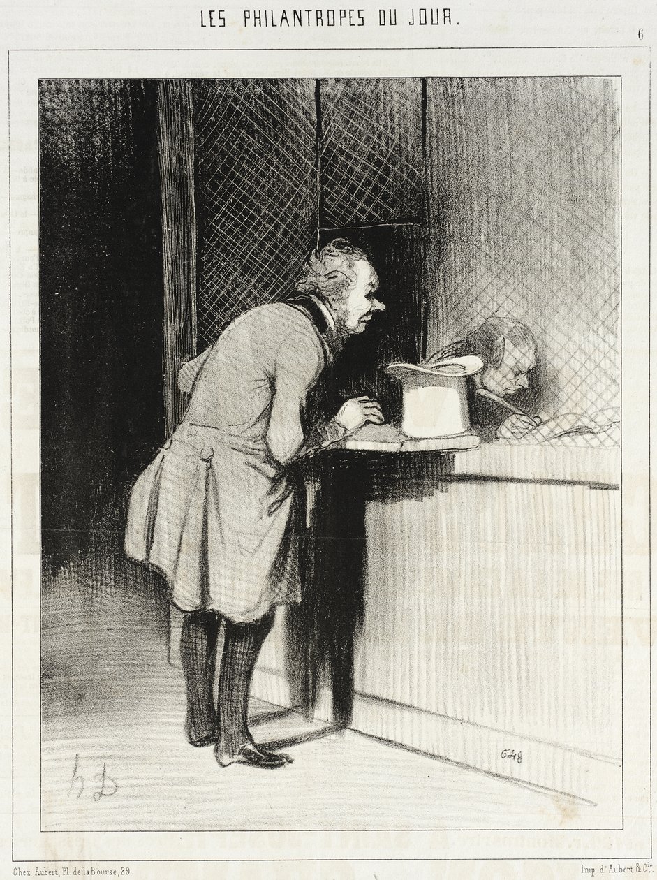 I filantropi del giorno, serie di stampe da Honoré Daumier