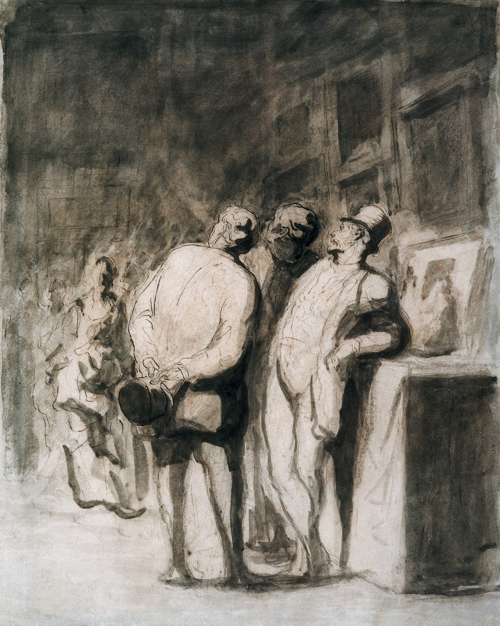 I tre conoscitori da Honoré Daumier
