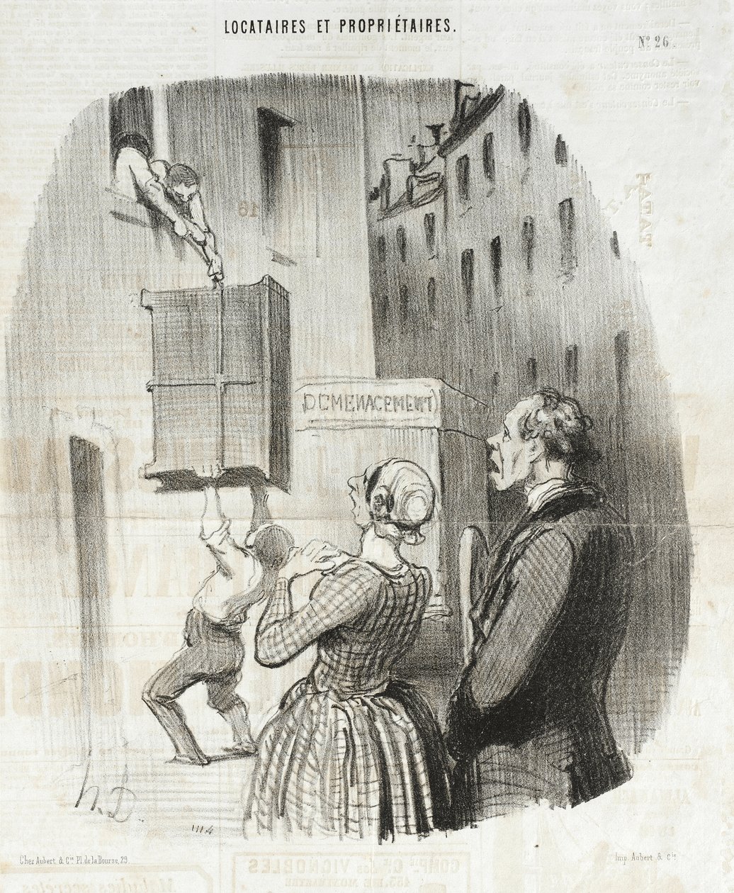 Inquilini nottambuli da Honoré Daumier