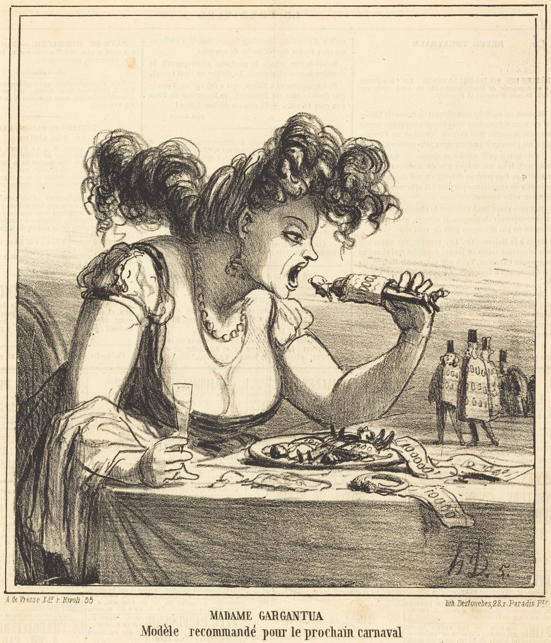 Madame Gargantua da Honoré Daumier