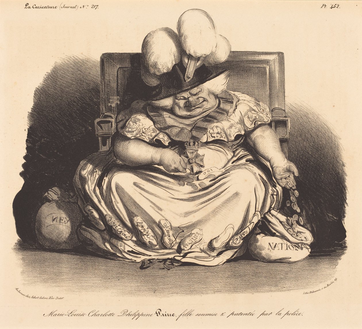 Marie-Louise-Charlotte-Philippinepairie da Honoré Daumier